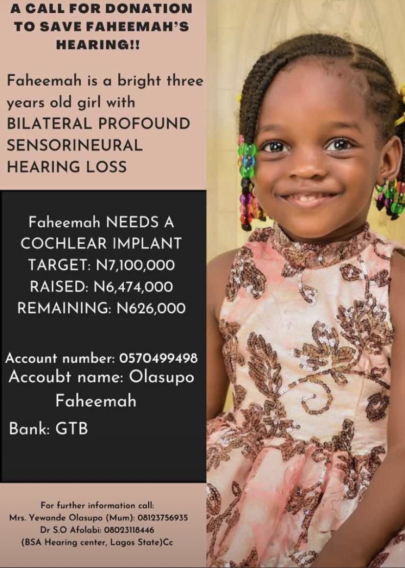 talk2ewatomie's tweet photo. We are down to 626k…please any amount will be appreciated,your retweet will go a long way too https://t.co/t6HOuuvQMI