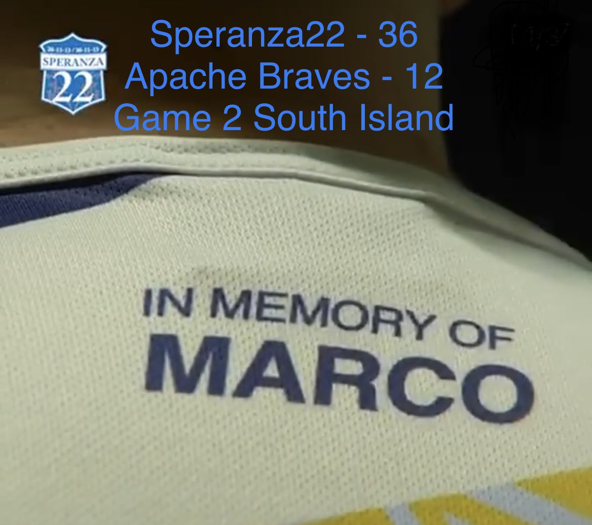 Game 2 - South Island 7s #matesplayingformates