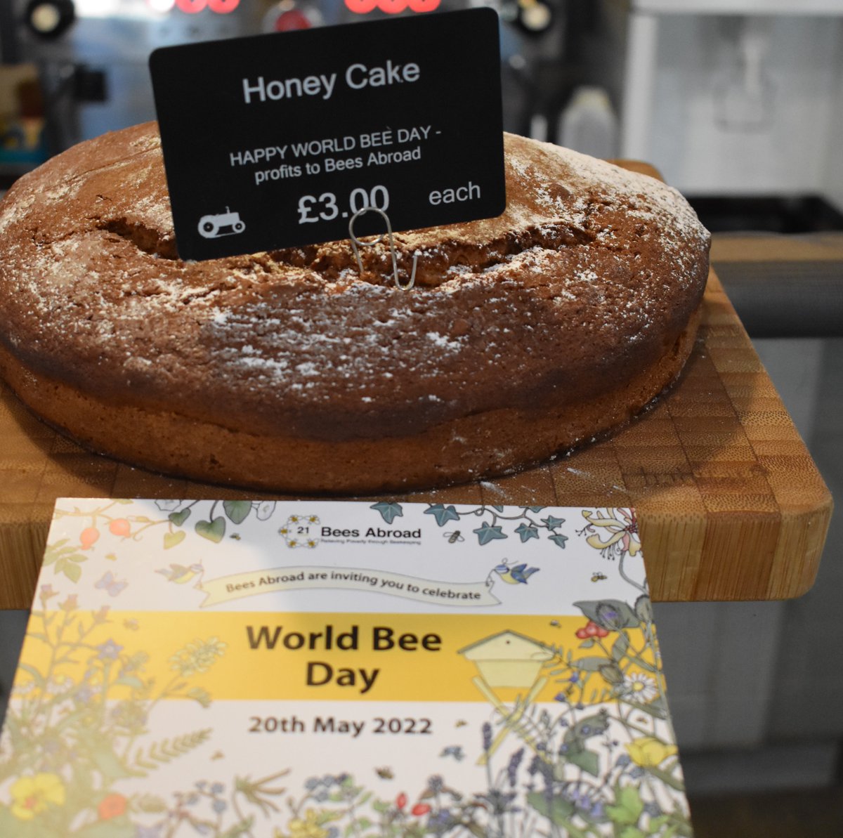 BeesAbroad's tweet photo. Celebrating #WorldBeeDay @hartleyfarmshop with Honey Cake and Bee Gifts! All this weekend supporting the Island Women Beekeepers in Tanzania!
https://t.co/XYjM1Kc7fO
#beekeepersforlife #savethebees #beekeepingprojects https://t.co/CjkHf1Tj6r