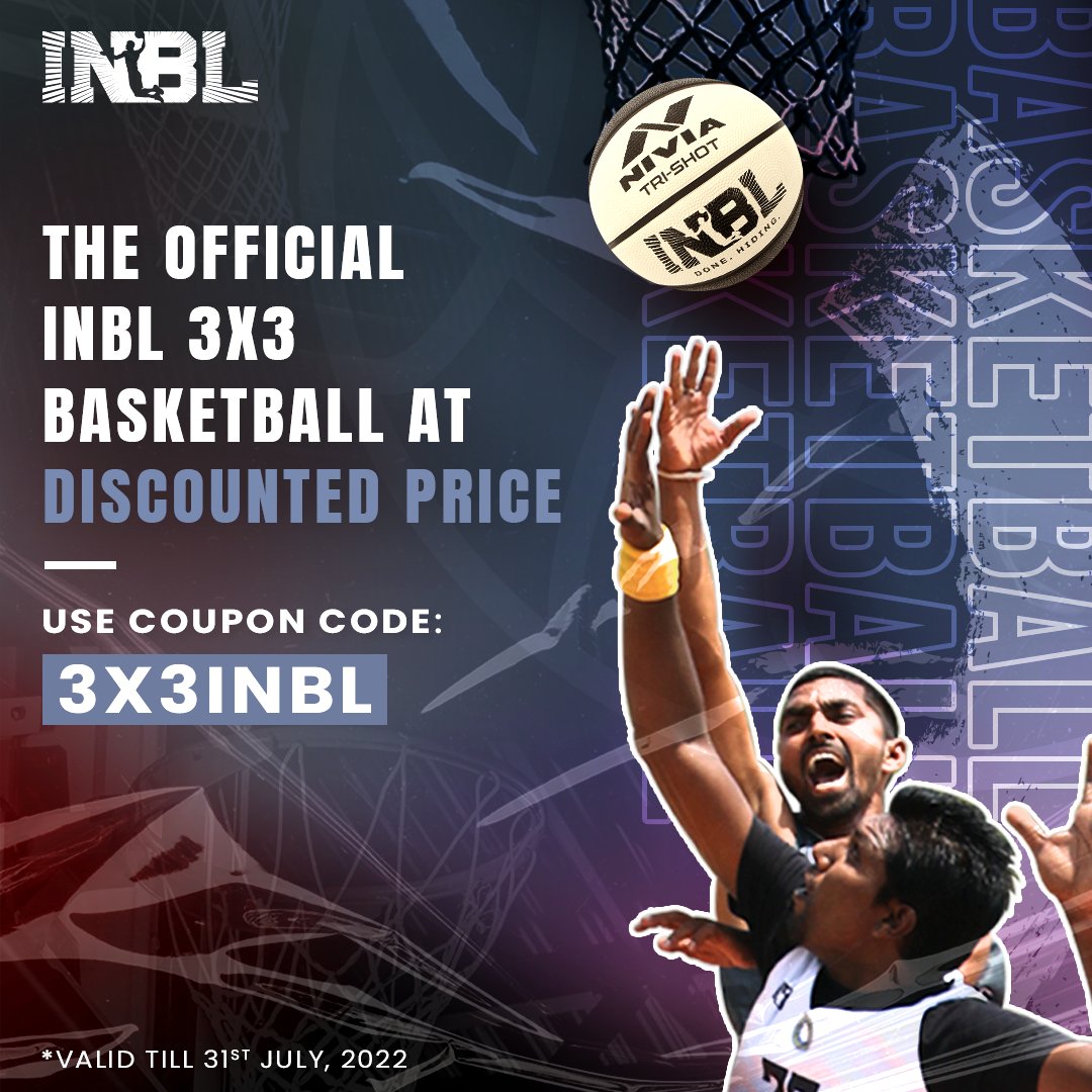 inbl_basketball's tweet photo. Visit https://t.co/1flUu98vea and add the official INBL merch to your collection or start one with it.
Hurry, the offer is valid till 31st July only.
#INBL #Basketball #BFI3X3 #BasketballMerch #NiviaSports #LimitedOffer #BasketballCommunity #BasketballCulture #IndianBasketball https://t.co/A4hRJZbr6a