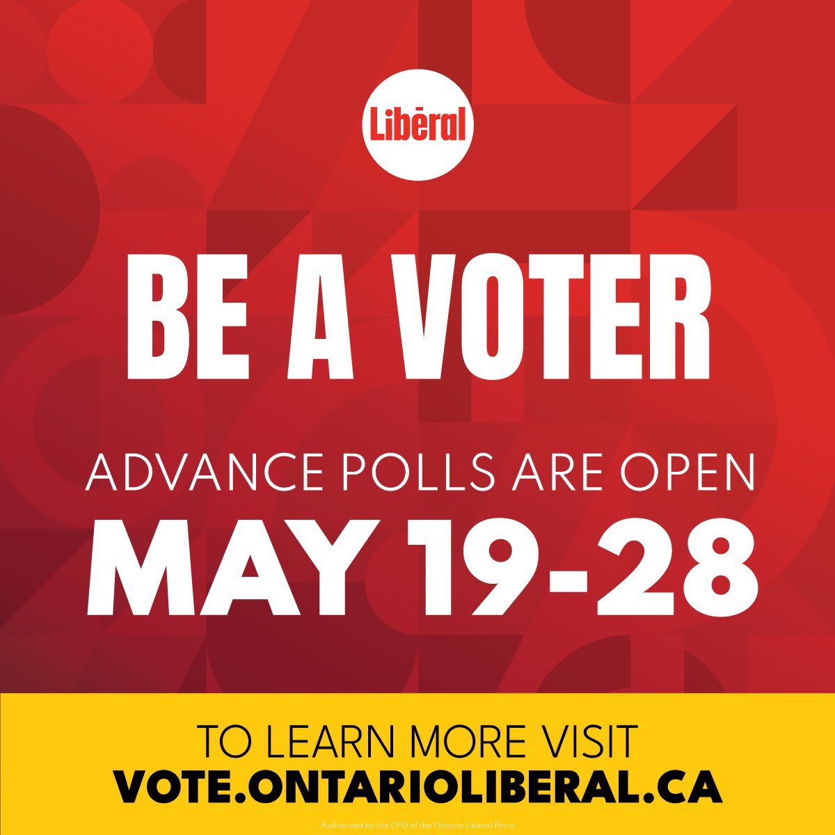 Matt_Pronovost's tweet photo. Advanced polls are open in every riding in #Ontario. This long weekend is a great time to vote for the @ontarioliberalparty! Get out and vote!
#pronovost #northernontario #thechoiceisyours #onfr #vote #advancedpolls #voteparanticipation #voteliberal #votedelduca #voteontario https://t.co/Lm2UnDoZeb