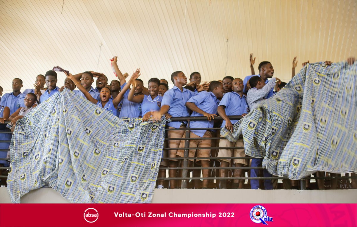NSMQGhana's tweet photo. Volta-Oti Zonal Championship - Semifinal 2

End of Contest

Sonrise Christian High School: 50pts
Mawuli School: 26pts
Awudome SHS: 23pts

SONRISE progresses to the Finale 👏

@AbsaGhana #AbsaZonalChamps

#NSMQ2022 #Primetime https://t.co/ijcXCaeljC