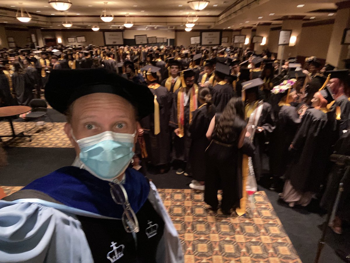 Almost ready to start CNS commencement 2022!