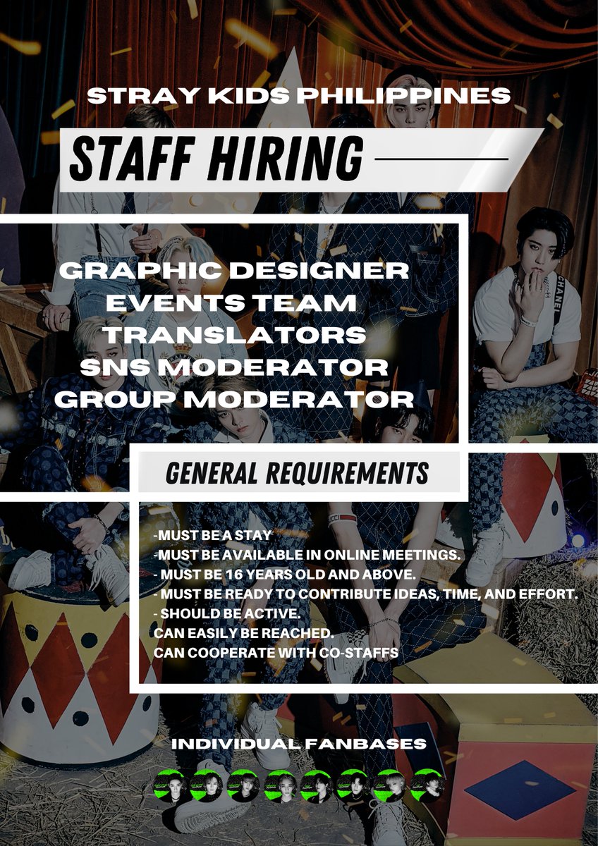 StrayKidsPHL's tweet photo. [📢]

Stray Kids Philippines and the affiliated fanbases for each members are looking for new STAY to be part of their teams! 💯

Kindly refer to the link attached in order to know how to join:
🔗https://t.co/l5IV6KH2NB

#StrayKids #스트레이키즈 @Stray_Kids https://t.co/UPQcPptu4G