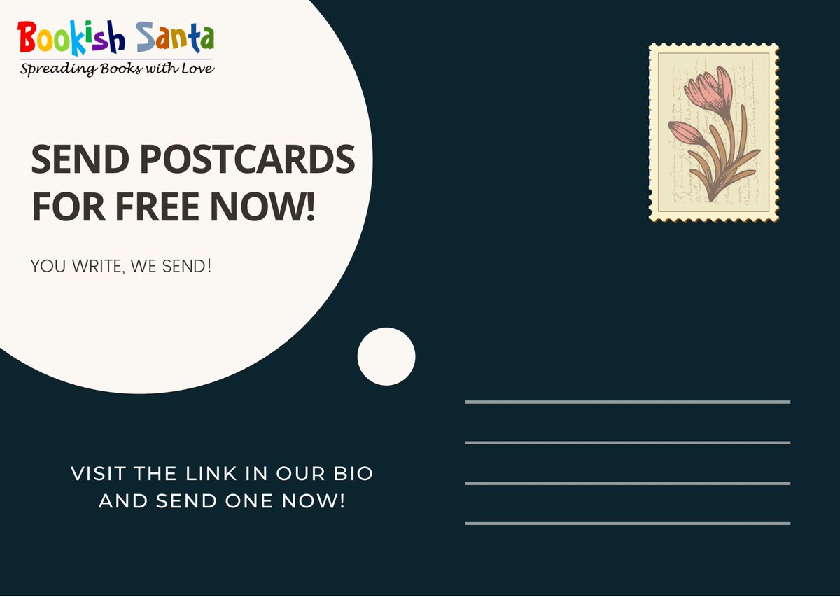 BookishSanta's tweet photo. How about a beautiful handwritten postcard delivered with love and care?
#SendAPostcard You can now send postcards for FREE to your loved ones! How?
Visit this link here - https://t.co/qlAKUlUMW5
#Postcards #WriteToUs #Postcard #BookTwitter #Books #Reader https://t.co/0EDqA4fi96