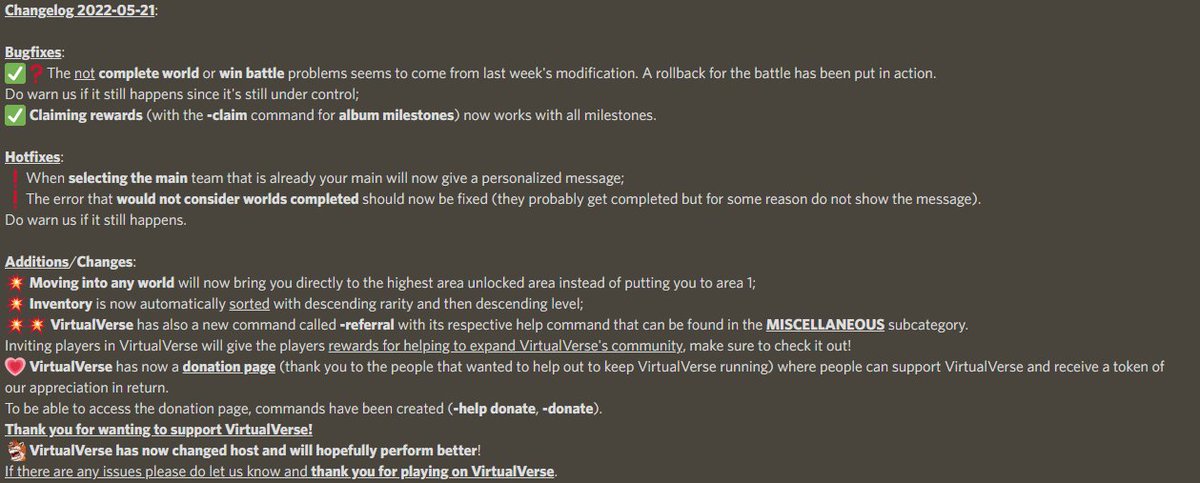 OffVirtualVerse's tweet photo. The tenth update of VirtualVerse, the first Online Card-Collecting Game about VTubers, has finally come in hot!

This week we added a referral feature and a donation page (since players have expressed their will to support our project)!

Thank you 💗

#VirtualVerse #Vtubers https://t.co/6esNILTMcg