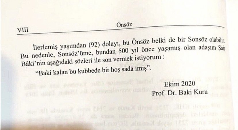 Bir önsöz ancak bu kadar güzel ifade edilebilir.