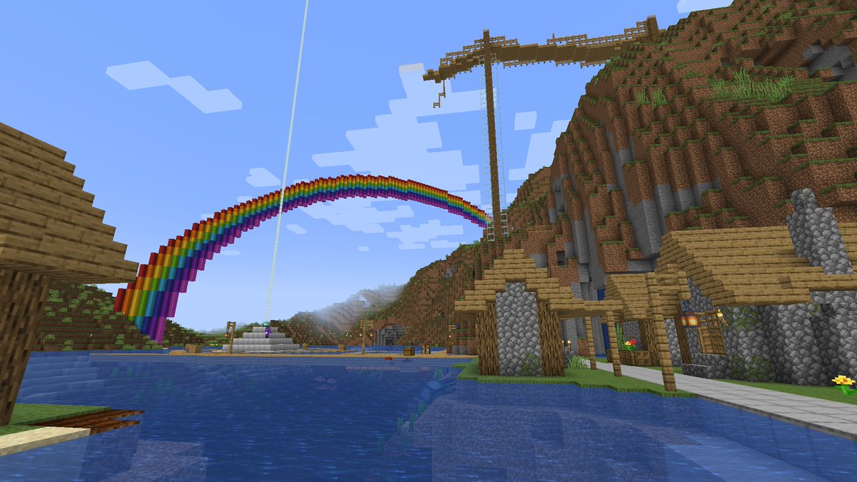 Et on fête déjà 1 semaine sur le serveur Minecraft 🥳🥳