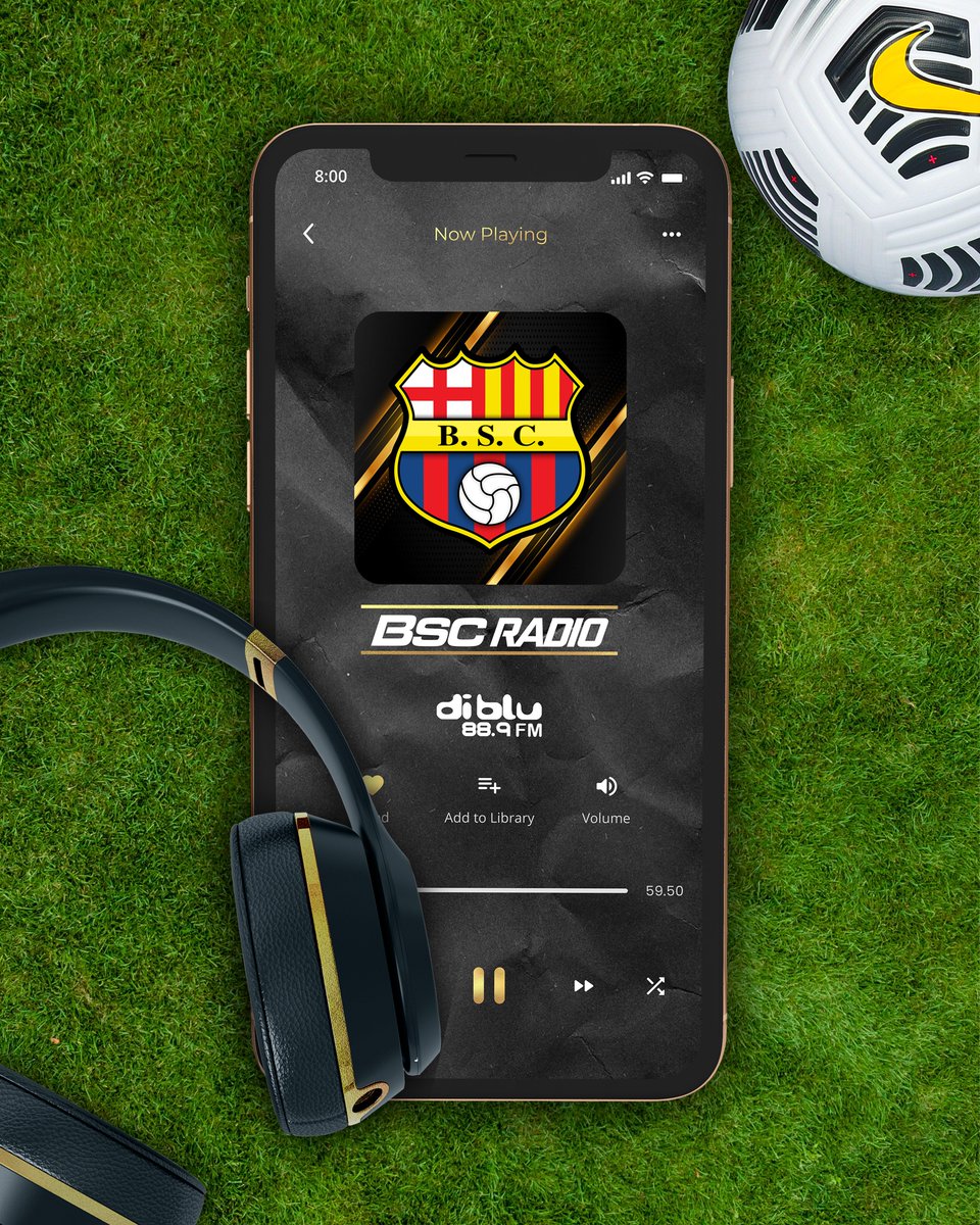 BarcelonaSC's tweet photo. ¡Escucha #BSCRadio, La Voz del Ídolo! 🎙️
Con la previa y novedades oficiales de #AucasBSC y el partido del @BSCFemenino_ ⚽️
Ya en vivo por @RadioDibluFM📻 https://t.co/RdhuPqwsE0