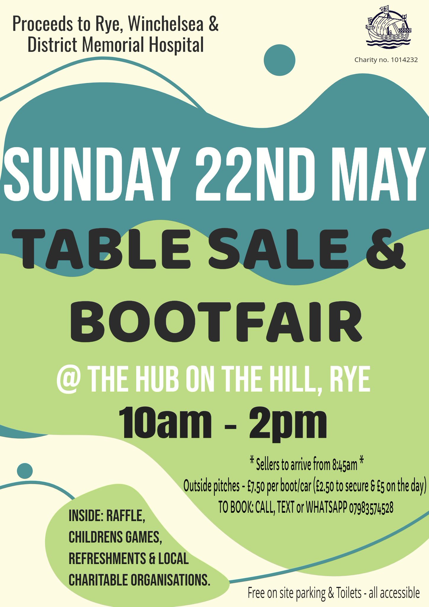 Rye Hospital on Twitter "Just a reminder that our Table Sale & Boot