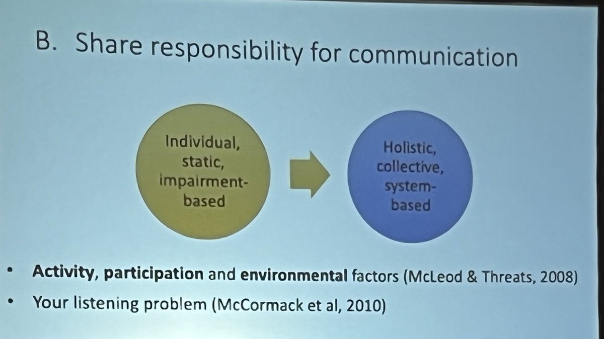 Bibiana Wigley (@bibianawigley) on Twitter photo We interact within a dynamic system, developing a shared responsibility for communication improves #outcomes for CYP with #SLCN <a href="/RosalindMerrick/">Dr Rosalind Merrick</a> #naplic22 We interact within a dynamic system, developing a shared responsibility for communication improves #outcomes for CYP with #SLCN <a href="/RosalindMerrick/">Dr Rosalind Merrick</a> #naplic22