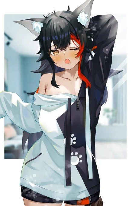 #軽い気持ちで描いたら思った以上に反響があった絵 
なんであんなに見て貰えたかよく分からない 