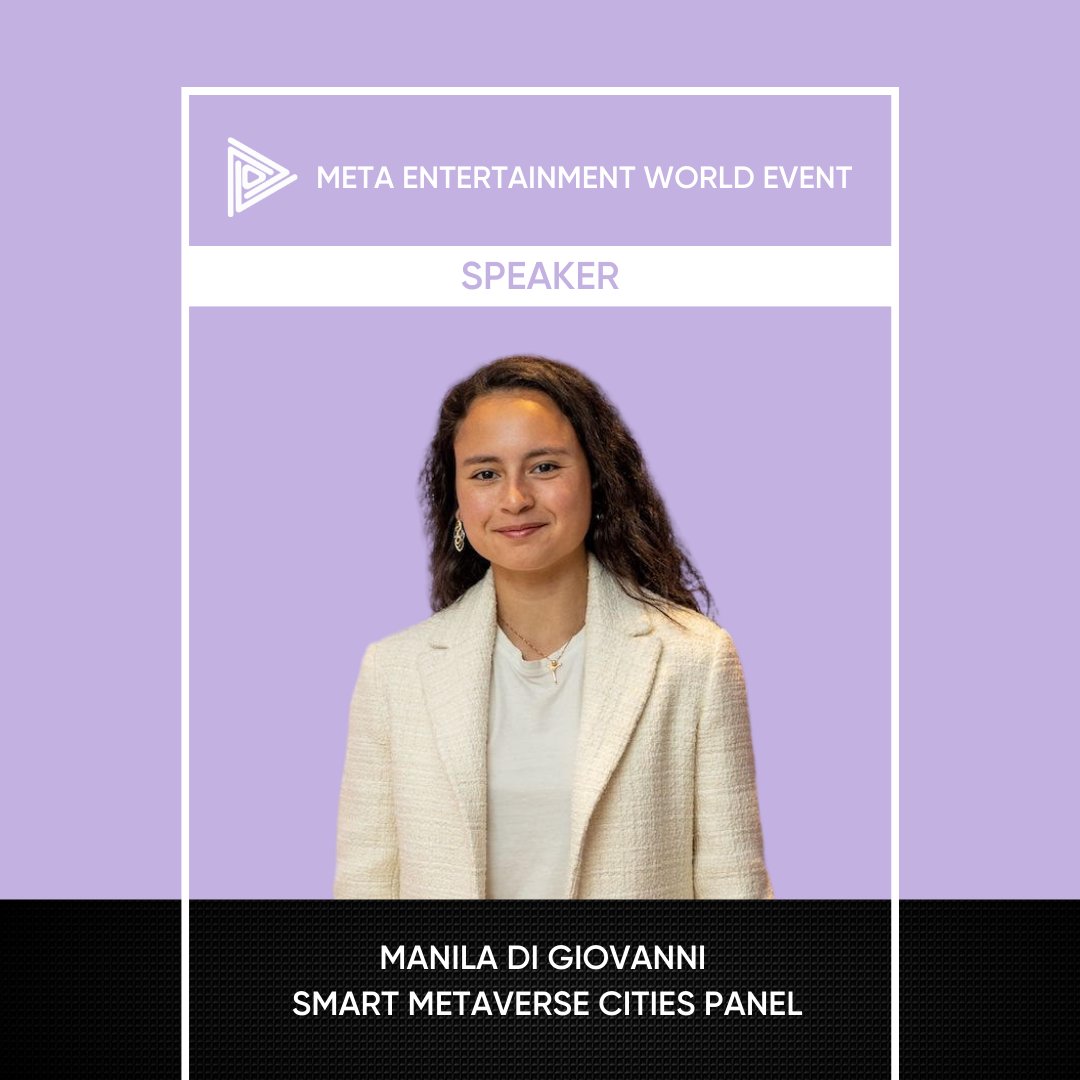 MewsAwards's tweet photo. Welcome our partner and speaker Manila Di Giovanni who will be on the Smart Metaverse Cities Panel!
@ManilaDigio
#MEWS #MEW2022 #JOINTHEMETAVERSE #Monaco https://t.co/zQvx0rCTOl