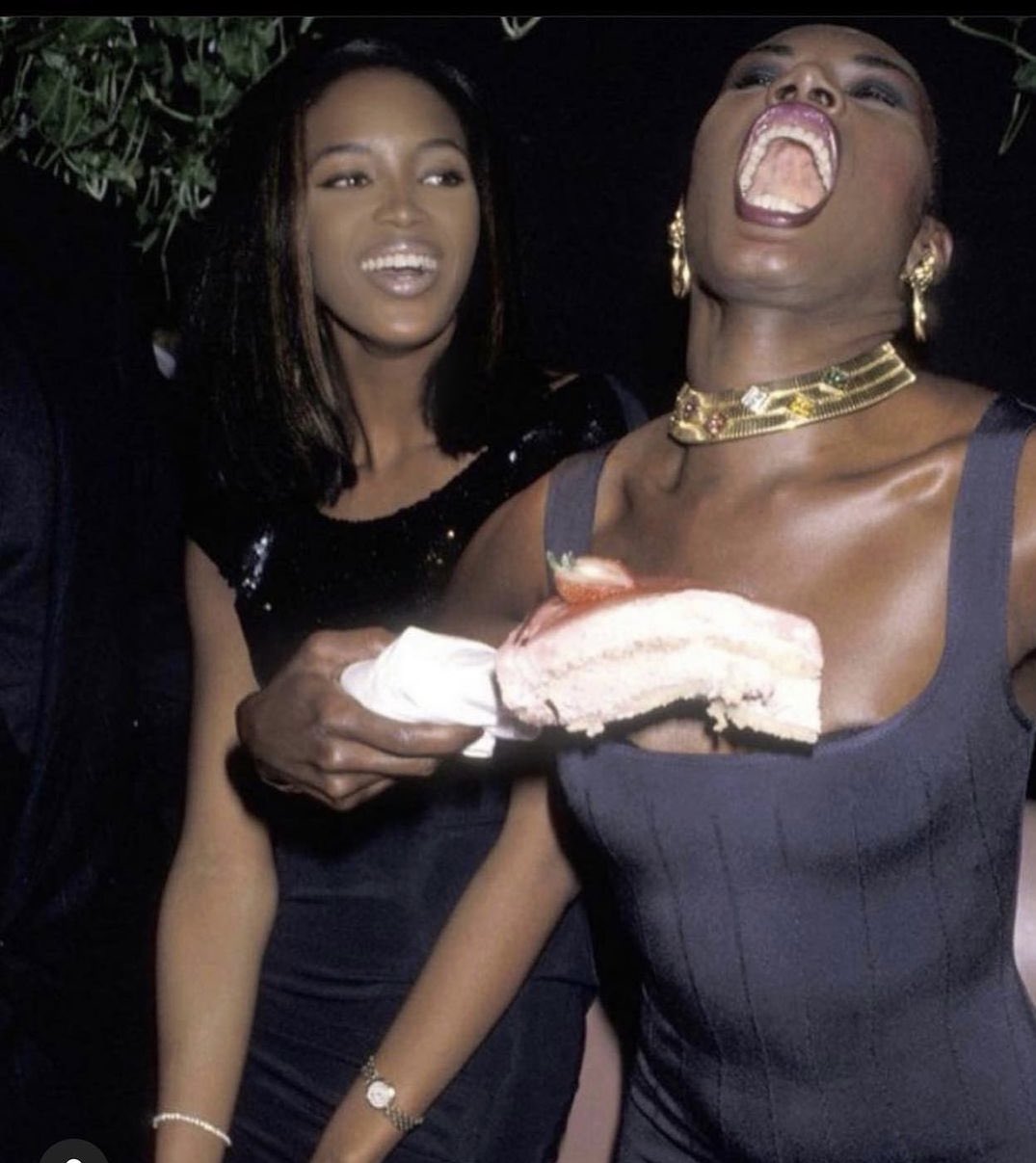 Every photo of Grace Jones really always reads life of the party. Happy Birthday, 