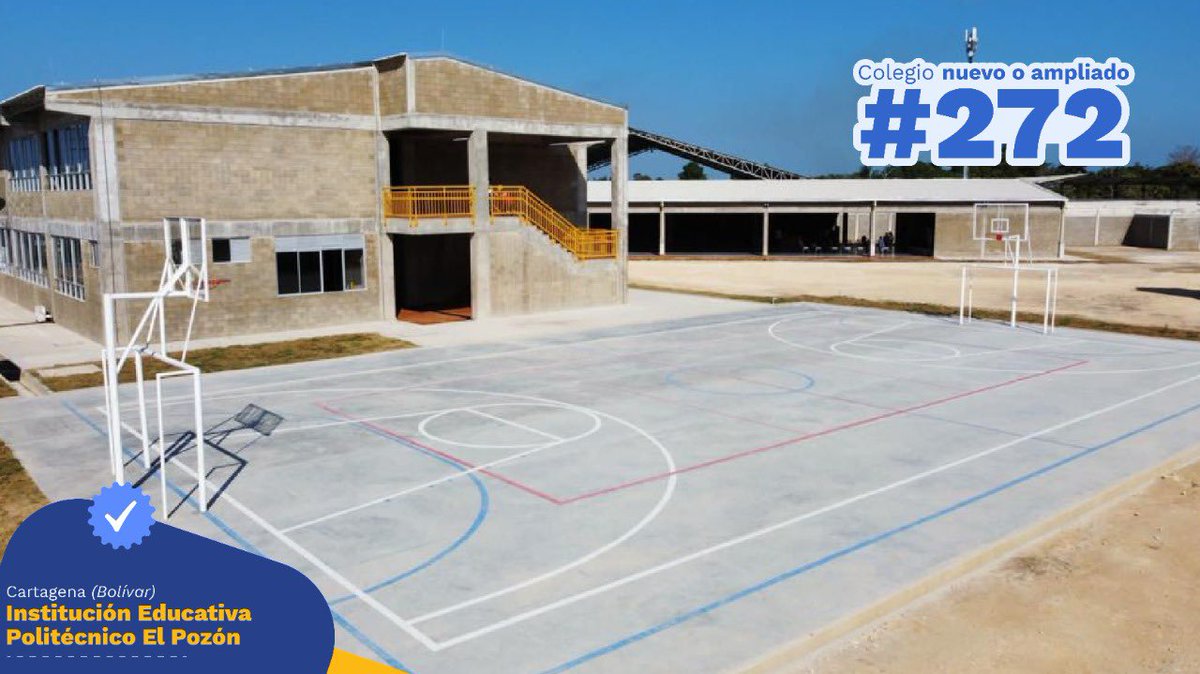 IvanDuque's tweet photo. En nuestro Gobierno la #Equidad también se construye a través de la infraestructura educativa. Nos alegra contarle a los colombianos que hoy entregamos una nueva institución a los niños y jóvenes de Cartagena, se trata de la IE El Pozón, que beneficia a más de 960 estudiantes https://t.co/ez8ktBZTVd