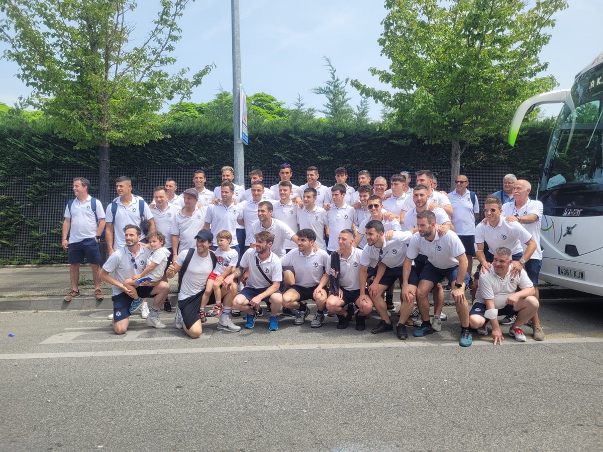 El equipo ya está camino de Madrid
Taldea Madrilera dijoa iada.