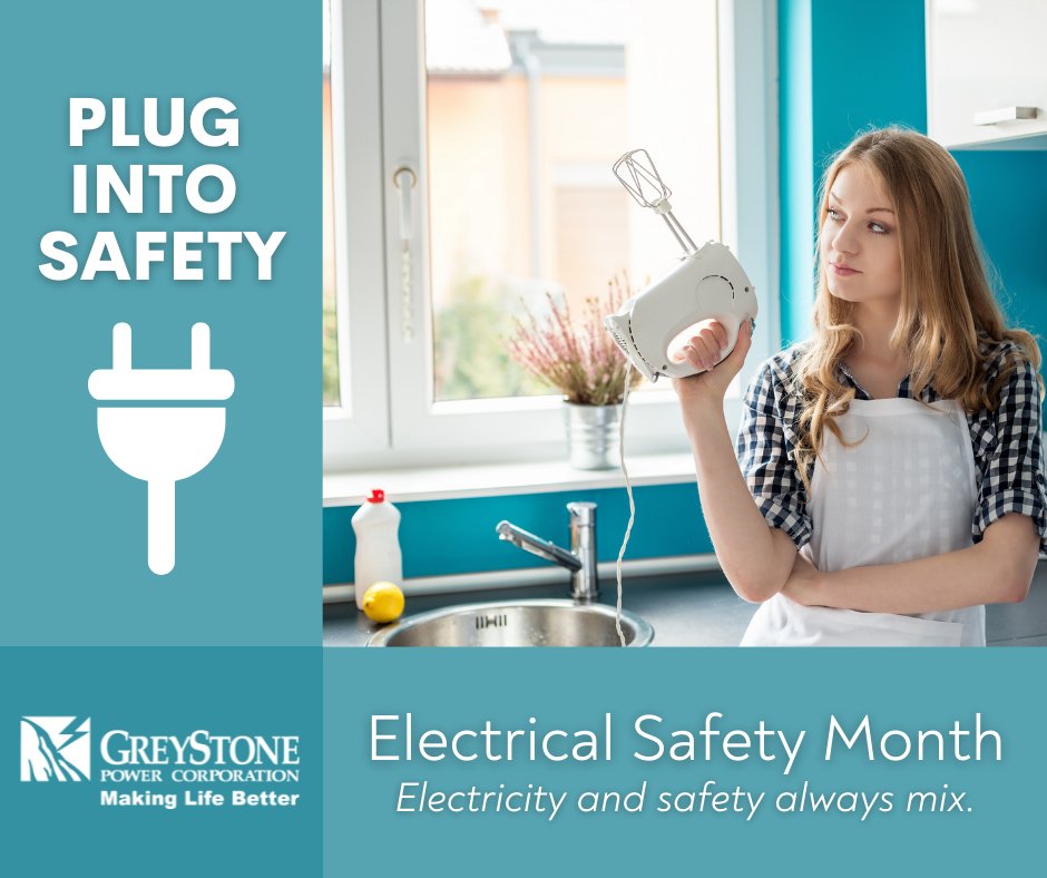 GreyStonePower's tweet photo. Every May, we recognize #ElectricalSafetyMonth – but mixing electricity and safety should be a year-round practice. #PlugIntoSafety https://t.co/twteLD9Mye