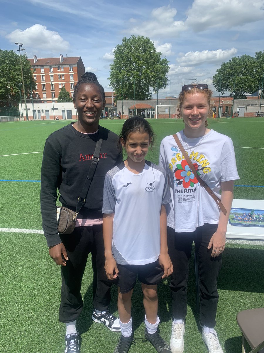 🙏Merci d’avoir contribué à donner du bonheur à nos jeunes joueuses et nos futurs jeunes joueuses qui ont participé à la journée portes ouvertes Football Feminin du <a href="/CSMGennevillois/">Club Sportif Multisports Gennevillois</a>