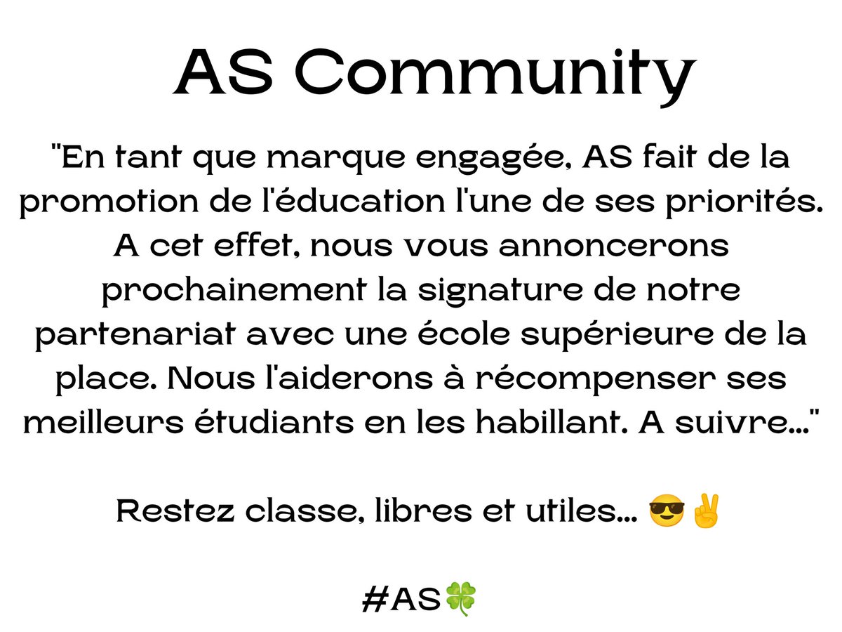 foo_inspire's tweet image. #AS #AScommunity #streetwear #fashionbrand #galsen #education #partnership #social #engaged #promotion #jeunesse