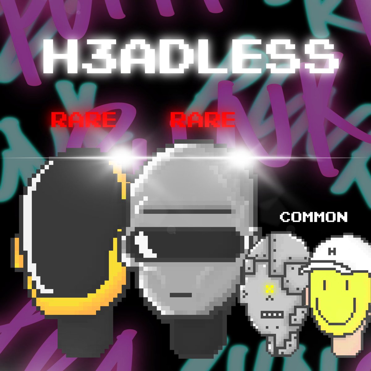Drop alert !  🚨

- #37 SMILE FACE H3AD
- #38 PROTOTYPE ROBOT H3AD
- #39 SILVER PUNK H3AD
- #40 GØLD PUNK H3AD 

@ParasHQ 

Drop time : 21 May'22
21:00 GMT+7 (TH)

paras.id/collection/h3a…

#NEAR #NFTCommunity #nft #nfts #NEARnft #NEARProtocol #NEARcollector #PARASnft #parasid