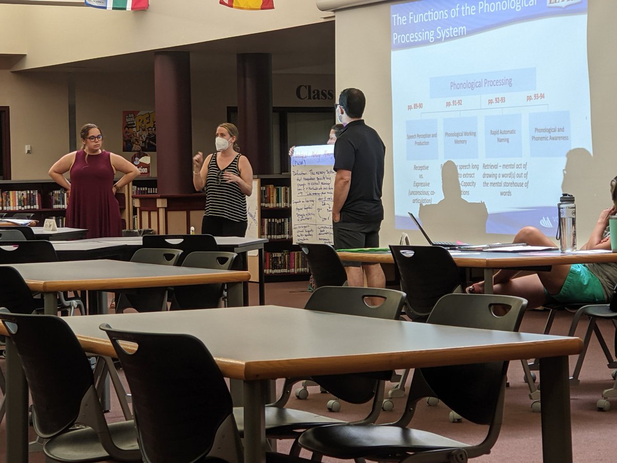 ellone24's tweet photo. Functions of the Phonological Processing System #LETRSTraining at Fairport Central School District....yes on a Saturday in May! https://t.co/50ynp5BSxC