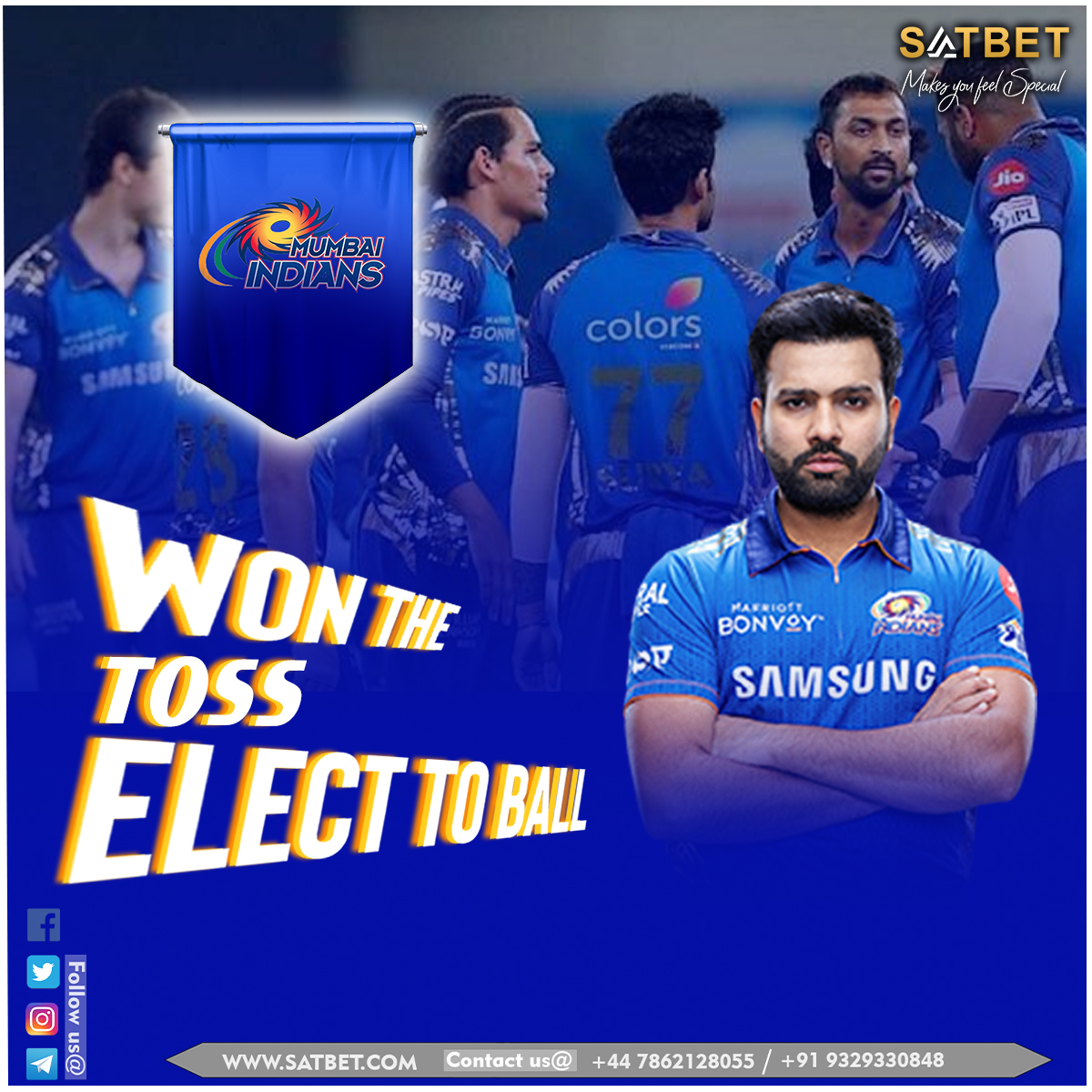 BetfairSites's tweet photo. MI won the #Toss and opt to Bowl
#MI vs #DC
#IPL2022 #IPL #Iplstreaming
#iplfantasy #MIvsDc #DCvsMI
Register Now for IPL Live Streaming
(https://t.co/n3qnHxkJ98) https://t.co/kDwx9r3h7F