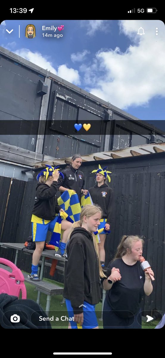 coachgemmatw's tweet photo. DOUBLES DOUBLE DOUBLE SPORTING KHALSA HAVE DONE THE DOUBLE!!! LEAGUE CHAMPIONS THIS TIME. Never won a league as a coach this one means more!! Up the @khalsawomen #winners #PremierLeague #Champions #weonlydodoubles #upthekhalsa #NoPyroNoParty 💛💙🏆🏆⚽️⚽️🧨🧨 https://t.co/m46NVsaxtD