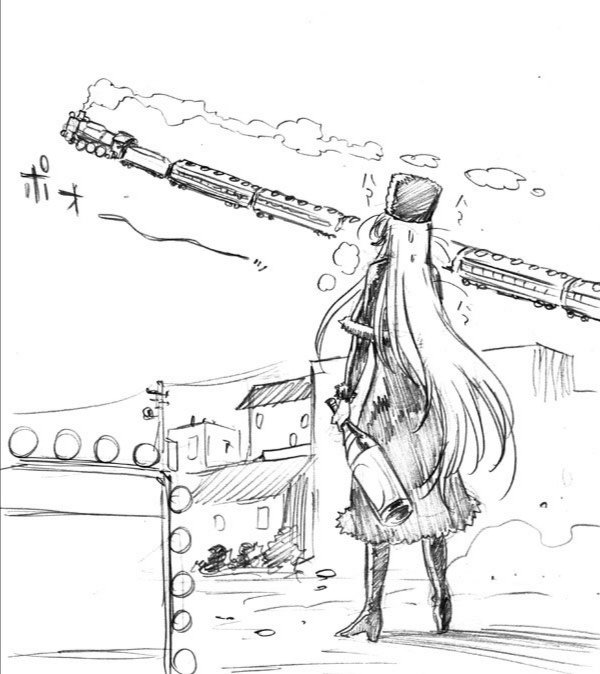 #軽い気持ちで描いたら思った以上に反響があった絵 
やっちゃったメーテル。 