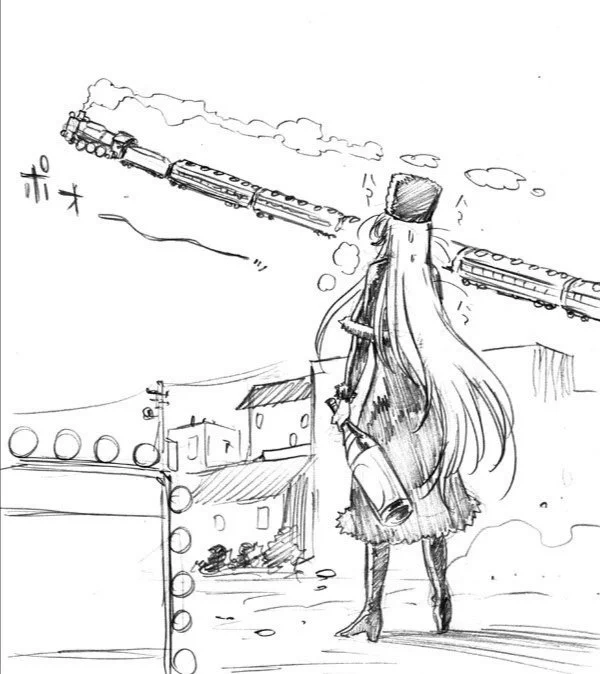 #軽い気持ちで描いたら思った以上に反響があった絵 
やっちゃったメーテル。 