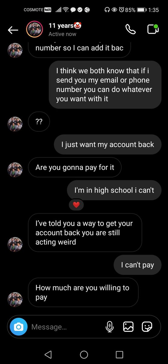 DirectionerFRV9's tweet photo. Dear @Meta , a hacker broke into my Ig account wearestillhere_18_1d  and I lost complete access. The perpetrator changed my password email address and phone number linked to the it.They asked me to send them money or my email adress &amp; phone number in exchange. Please delete it. https://t.co/X3fmspIqSi