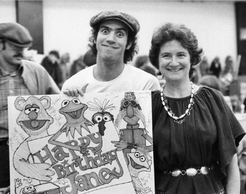 Its saturday post richard hunt jane henson happy birthday sign 