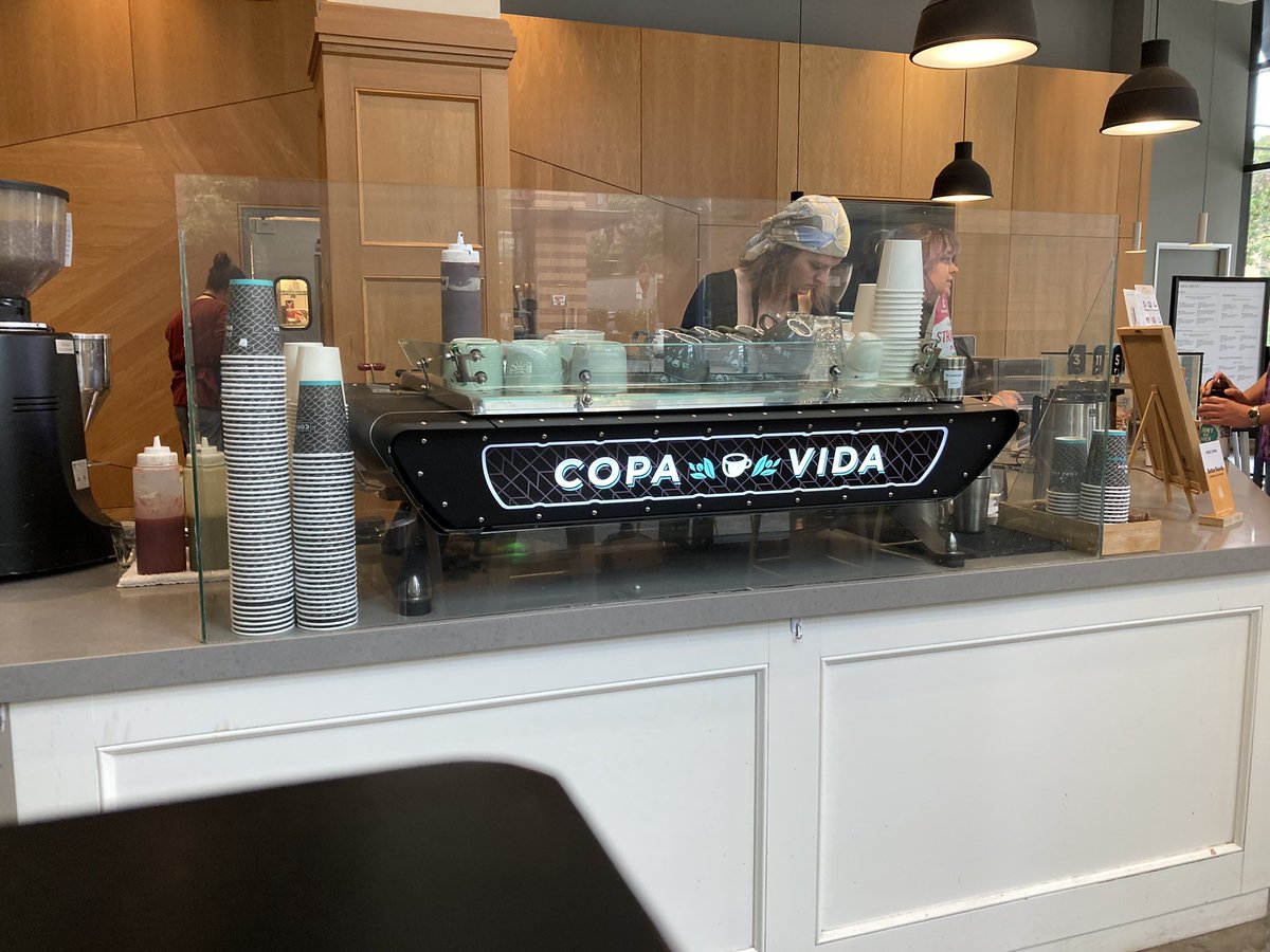 VegasAdjacent's tweet photo. Yesterday’s and this morning’s caffeine fix.
Copa Vida: coffee’s strong and it’s next to the ball park.
Spill The Beans: because churro bagel with dulce de leche cream cheese
#DTSD #GaslampQuarter https://t.co/eIrGfJYCjU