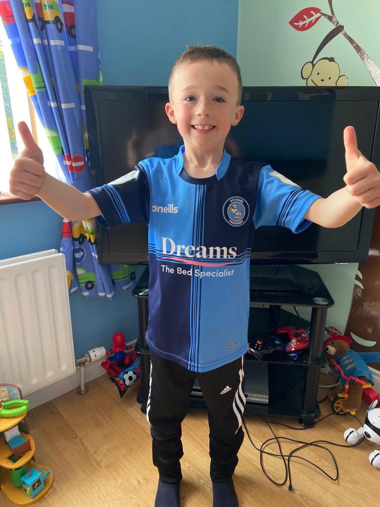mccannio's tweet photo. @wwfcofficial come on the chairboys . From Harry, aged 8 in  Banbridge, Northern Ireland! https://t.co/477tqOuktM