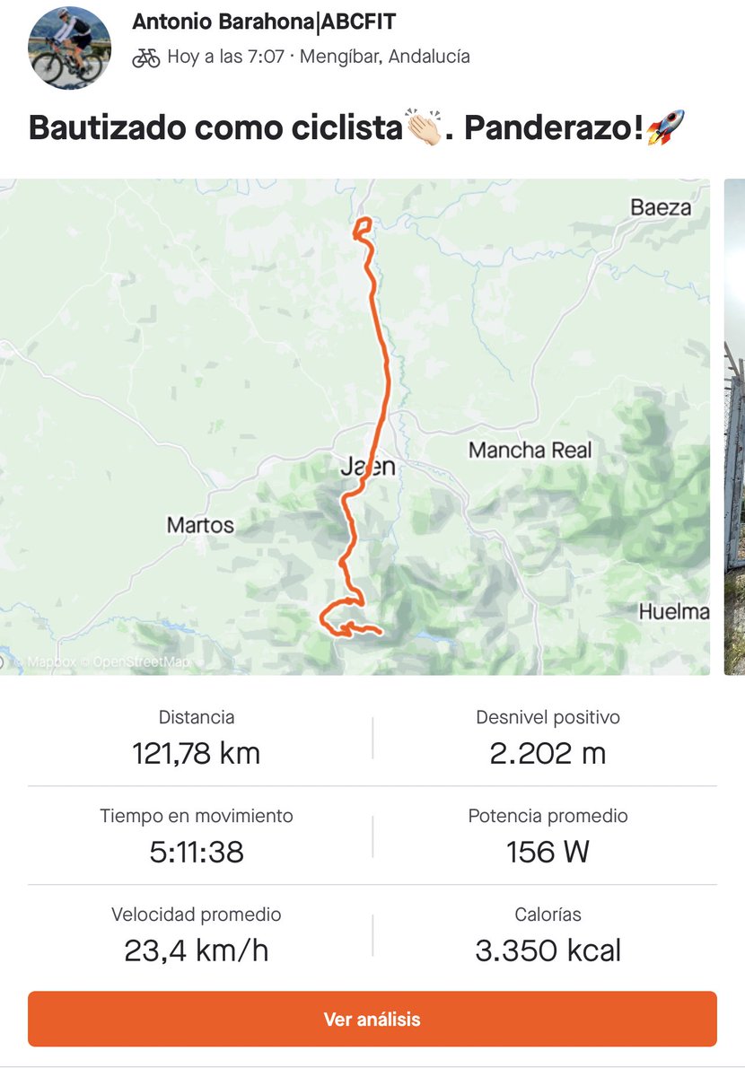abcfitrain's tweet photo. Bautizado como ciclista en Jaén 😂🤪. Panderazo🚀 https://t.co/w4jGIhfu9Z
