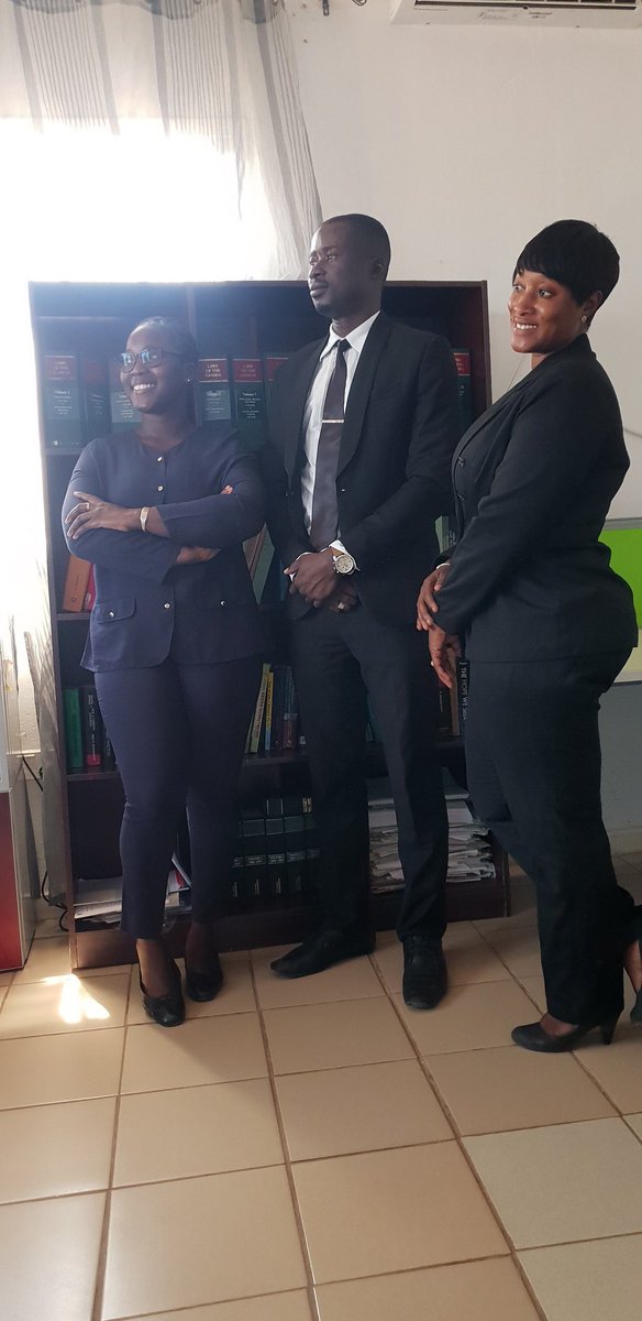 We are excited to have provided two weeks attachment in our Chambers for three law students from the Gambia Law School as part of their professional training of becoming barristers ans solicitors of the Supreme Court of The Gambia.