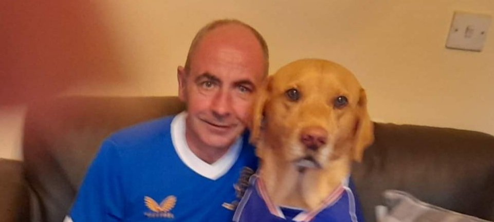 WeeBarkley's tweet photo. Another final with a buddy 💙.....#RangersFC https://t.co/BjzZjVeGav