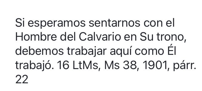 walteralana's tweet photo. Si queremos, muy pronto, sentarnos con Cristo en su trono, primero debemos trabajar en esta tierra para Él y no para nosotros- EGW ⁦@iasdsudamerica⁩ ⁦@FacTeoUPeU⁩ ⁦ ⁦@AdventistasUPN⁩ ⁦@AdventistasUPS⁩ ⁦@advmission⁩ ⁦@MissionCities⁩ https://t.co/zzPR2Xhi6p