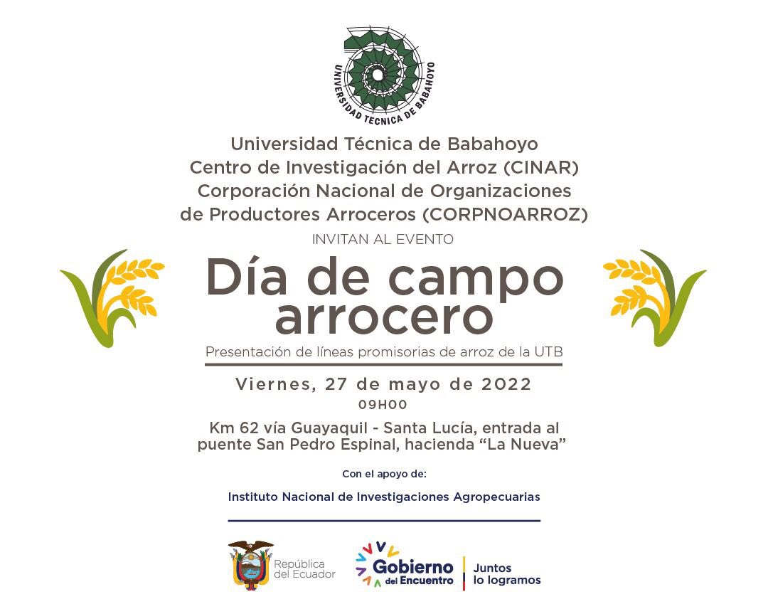 Día de campo de arrocero #PortíUTB