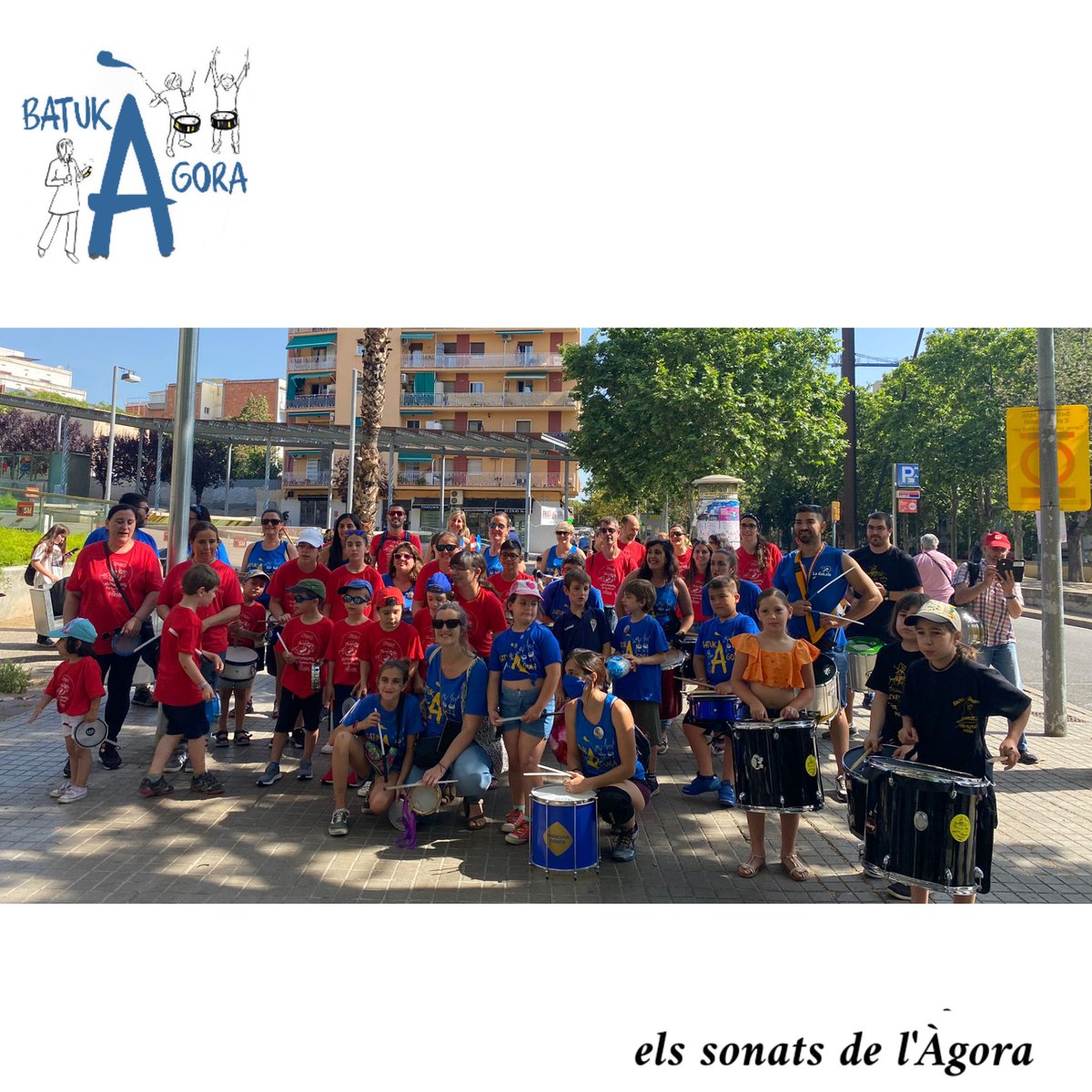 batukagora's tweet photo. Avui a la #festaescola9barris2022 
Batucada conjunta 🥁
#Batukàgora #Batuviana #Batuprospe #BruixesiBruixotsTn https://t.co/bOH9s1FPGA