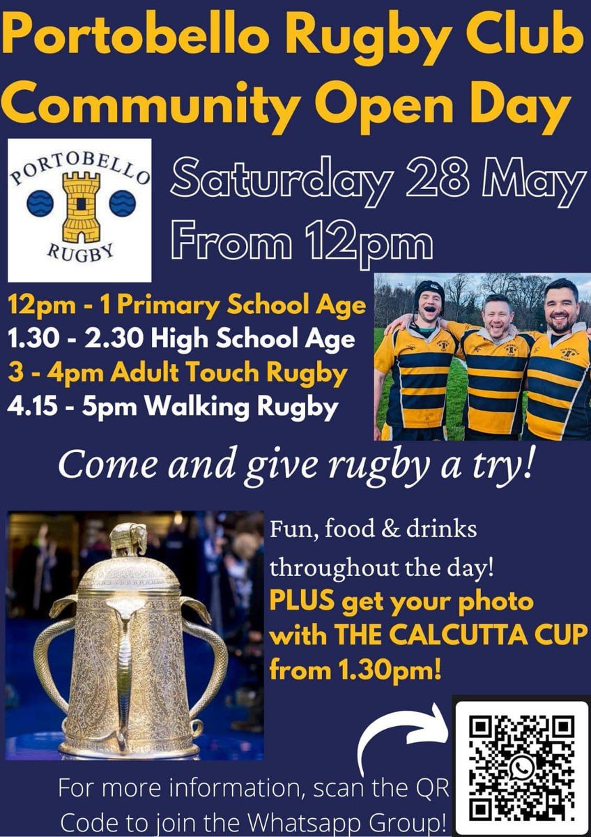 PortyRFC's tweet image. This time next week our Community Open Day will be in full swing. Come and join us if you can. #growthegame #ptbp #calcuttacup #grassrootsrugby