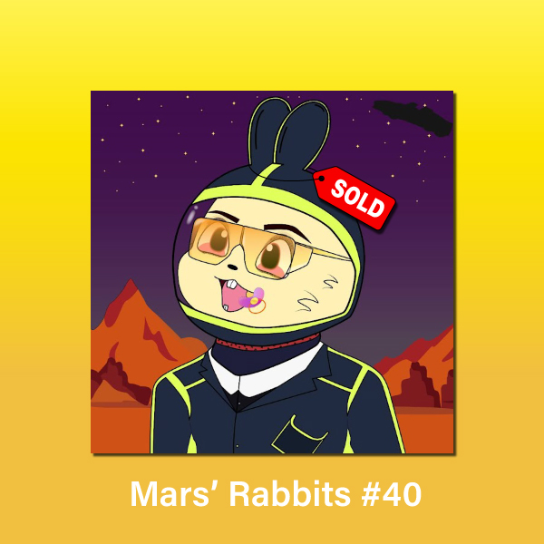 Mars_Rabbits's tweet photo. Rabbits #40 Sold🐰
Thank you for courage to change the world🌎.
We believe in changing the world through cryto.
Who is the next who changes the world?
-
#NFTs #nftcollector  #Firstmover #Changetheworld #savetheplanet https://t.co/PYP8FksD1S