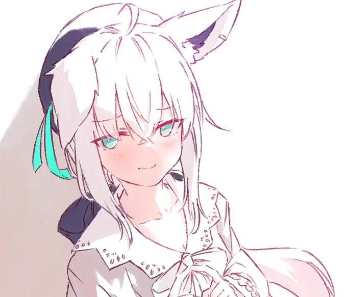 #ホロメンワンドロ521 照れ照れきーつねっ 