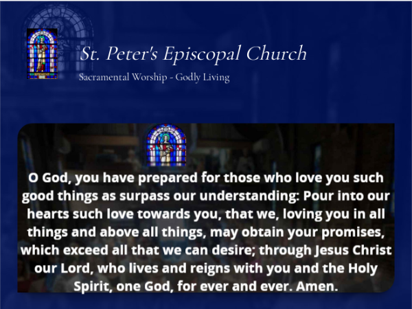 StPetersEC's tweet photo. Sixth Sunday of Easter - May 22, 2022 @  9:45 AM - https://t.co/stycgteSgy https://t.co/ypbCA2hZfa