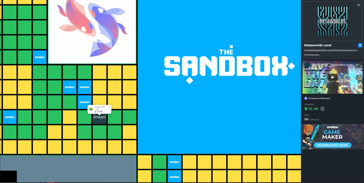 So! <a href="/TheSandboxGame/">The Sandbox</a> had a map update and of course we had to try it out! 😃

This is awesome! 🔥🔥

#metaverse #TSB #land #gamedev