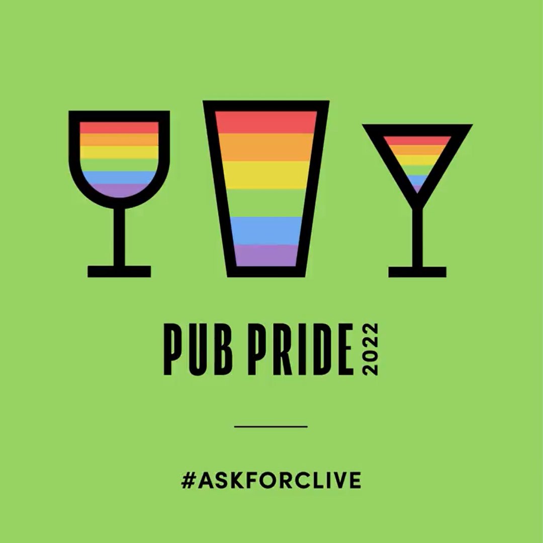 🏳️‍🌈 Pub Pride is next week! 🏳️‍🌈
#CAMRA is proud to support <a href="/clive_ask/">AskForClive 🏳️‍🌈</a> to promote inclusive environments for the #LGBT+ community.🍺
👉 For more info visit: ow.ly/y24s50Je8Nt
🗺️ Find your local Pub Pride event using CAMRA’s #SummerofPub interactive map: ow.ly/QNs550Je8Nu