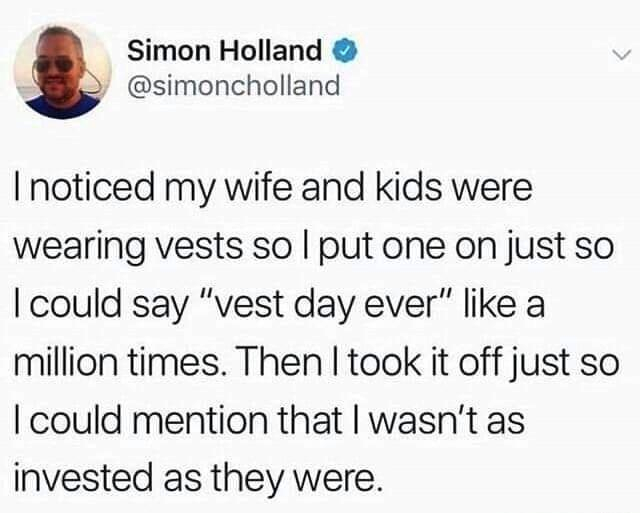 WholesomeMeme's tweet image. I see Simon is part of the #dadjoke tribe. Via @simoncholland