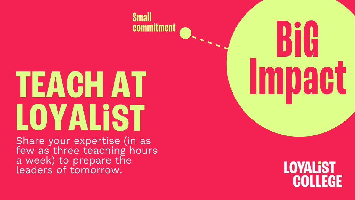 LoyalistCollege's tweet photo. Give back to your community, connect with students, enjoy flexible hours, and make a BIG difference! Loyalist is looking for part-time instructors to share their expertise with the next generation of professionals. Teaching experience is not required. https://t.co/QCGuXTfHRS https://t.co/3nRX6WKHyj