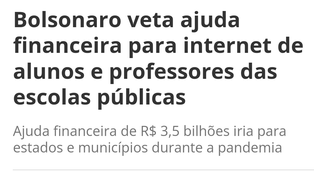 tesoureiros's tweet photo. Bolsonaro diz que Musk vai ajudar a monitorar a Amazônia, mas desmontou o Inpe, que faz isso e demitiu servidores que divulgaram dados de desmatamento

Bolsonaro diz que Musk vai levar conectividade às escolas, mas boicotou projeto que dava Internet p/ alunos pobres

É sobre isso https://t.co/tghaySXQFW