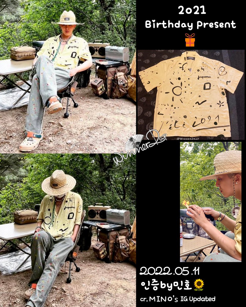 winner2rap's tweet photo. So happy you love the shirt!!!🥺🤧
You’re the best always~💗
-인증by민호 11.05.2022🧡🌻-
2021 Mino Birthday🎁
#WINNER #위너 #MINOFASHION @yginnercircle @official_mino_ #WINNERSTYLE #SONGMINHO #송민호 #MINO #미노 @yg_winnercity https://t.co/FiGM5pTfke