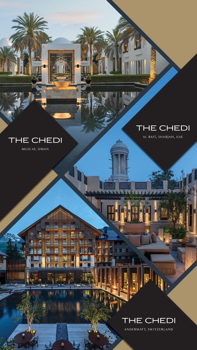 GHMhotels's tweet photo. The epitome of #astyletoremember, we are extremely honoured to share that @thechediandermatt, @thechedimuscat and @thechedialbait are all recent #award winners of the @ForbesInspector and @btmideast Awards. #ChediMemories #TheChedi #GHMHotels #luxurytravel #hospitalityawards https://t.co/z8rr2lcnww